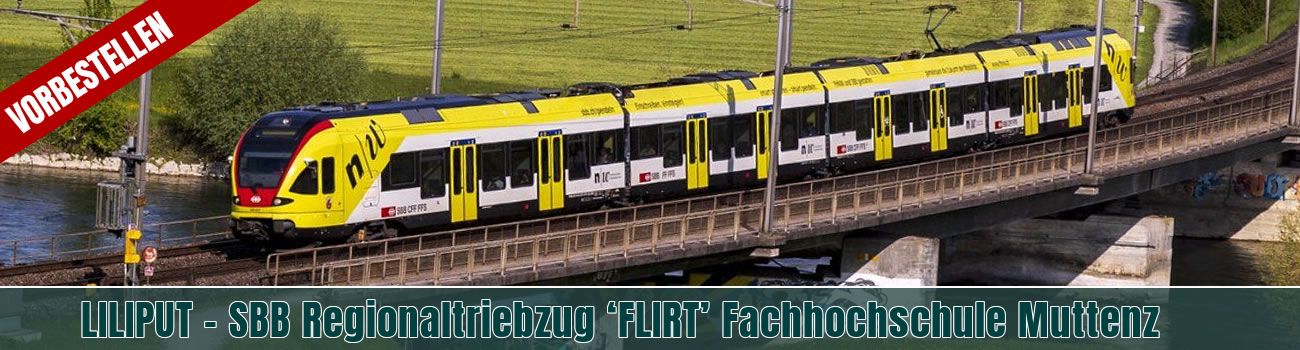 Liliput 133868 SBB Triebzug 'FLIRT' Muttenz H0